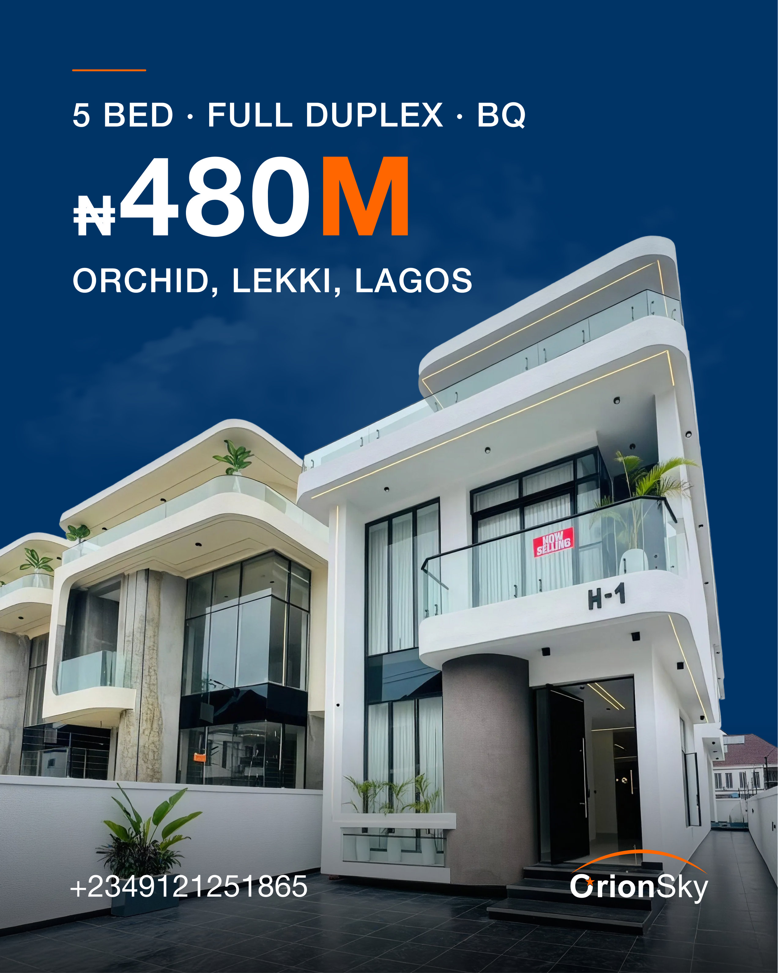 5 Bedroom Detached Duplex with BQ in Orchid, Lekki