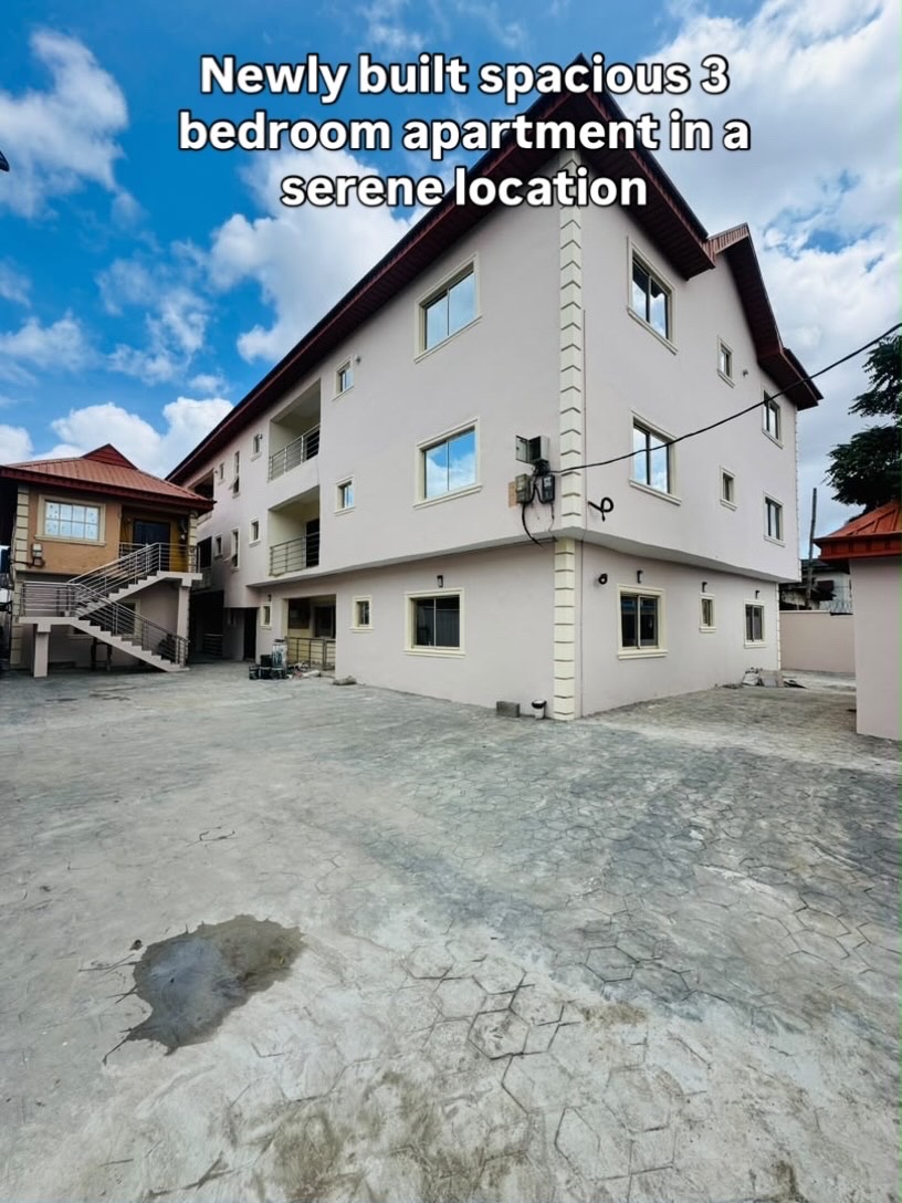 Newly Built Spacious 3 Bedroom Apartment in Ogba, Ikeja