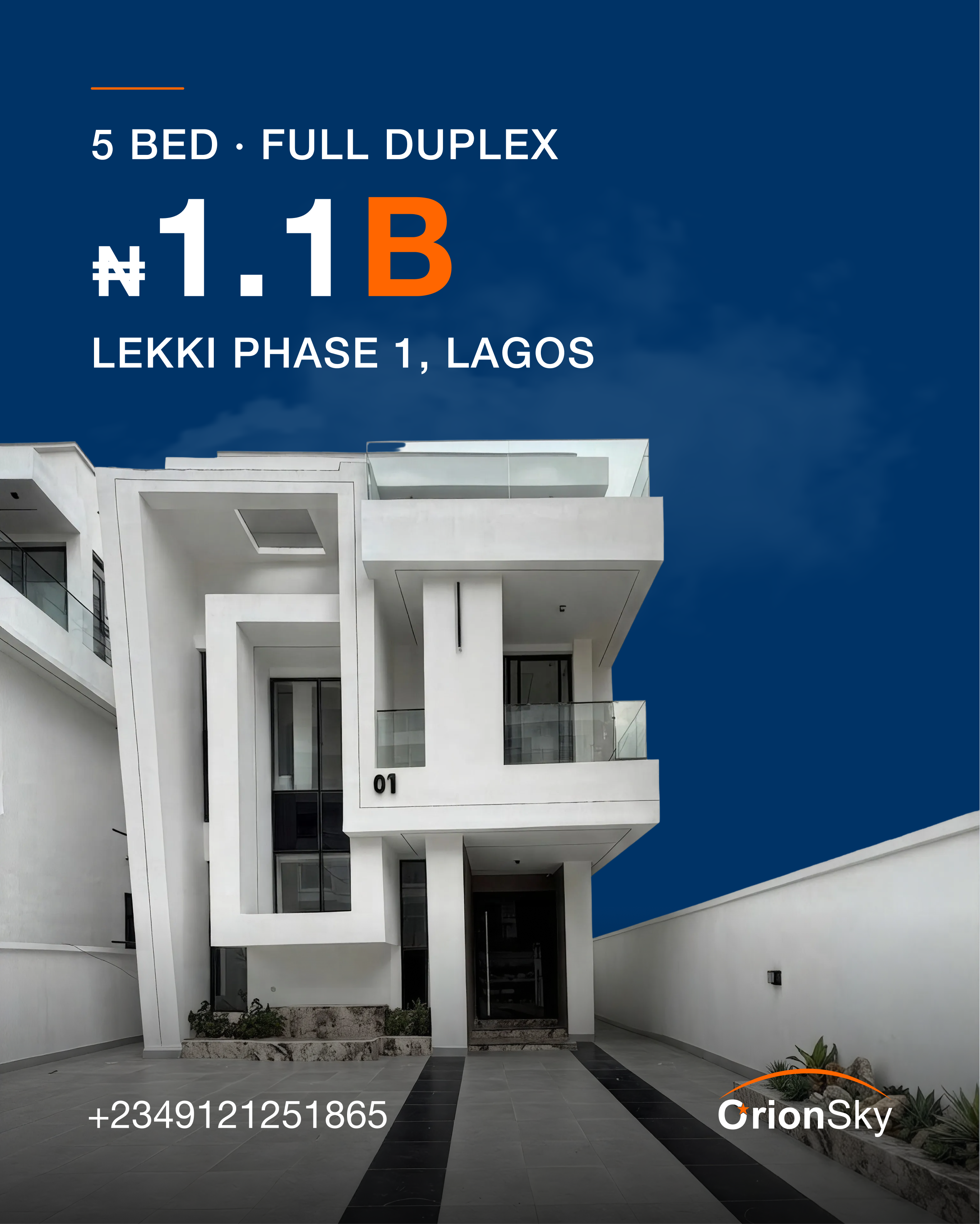 Luxury 5-Bedroom Fully Detached Duplex