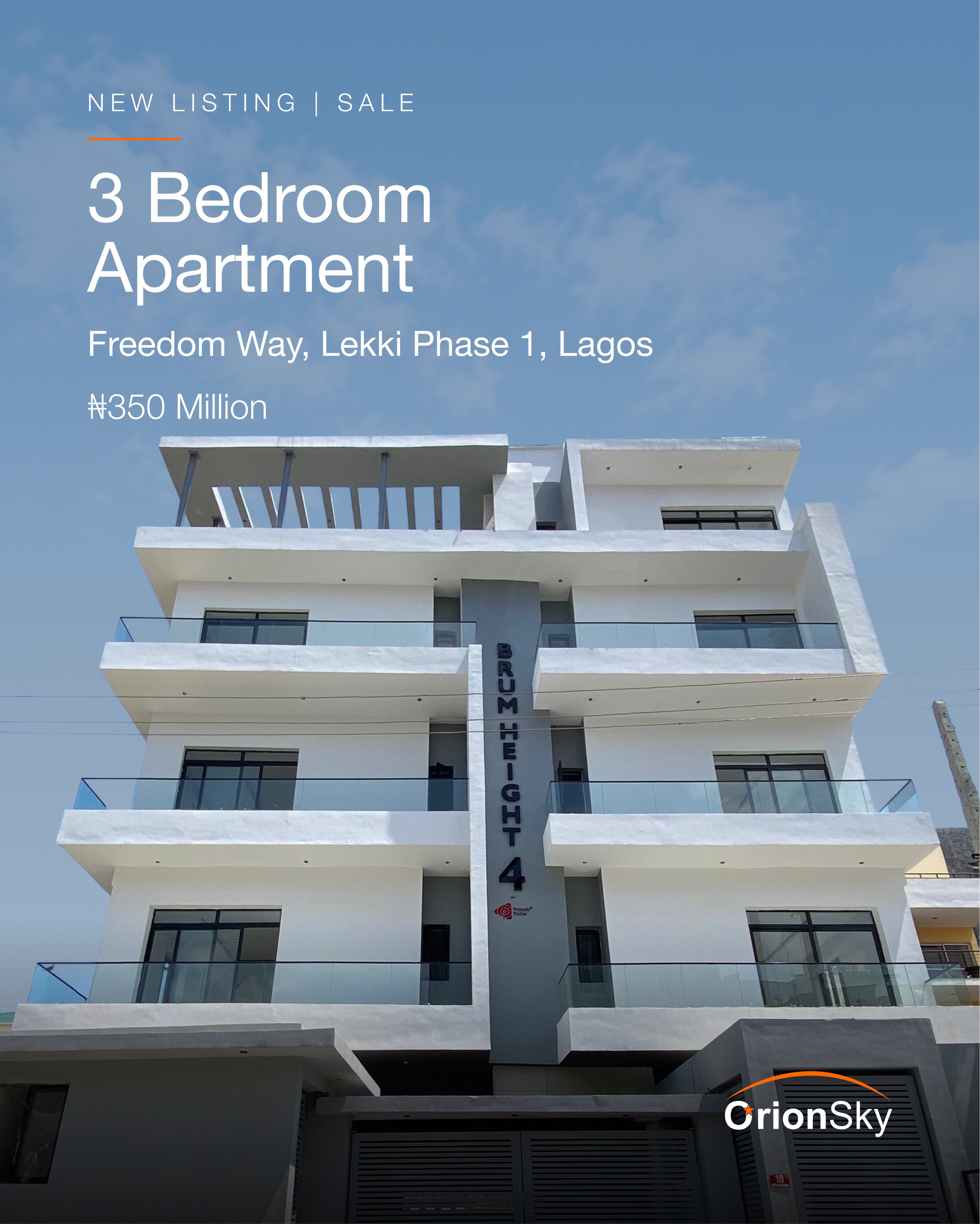 Contemporary 3 Bedroom Apartment
