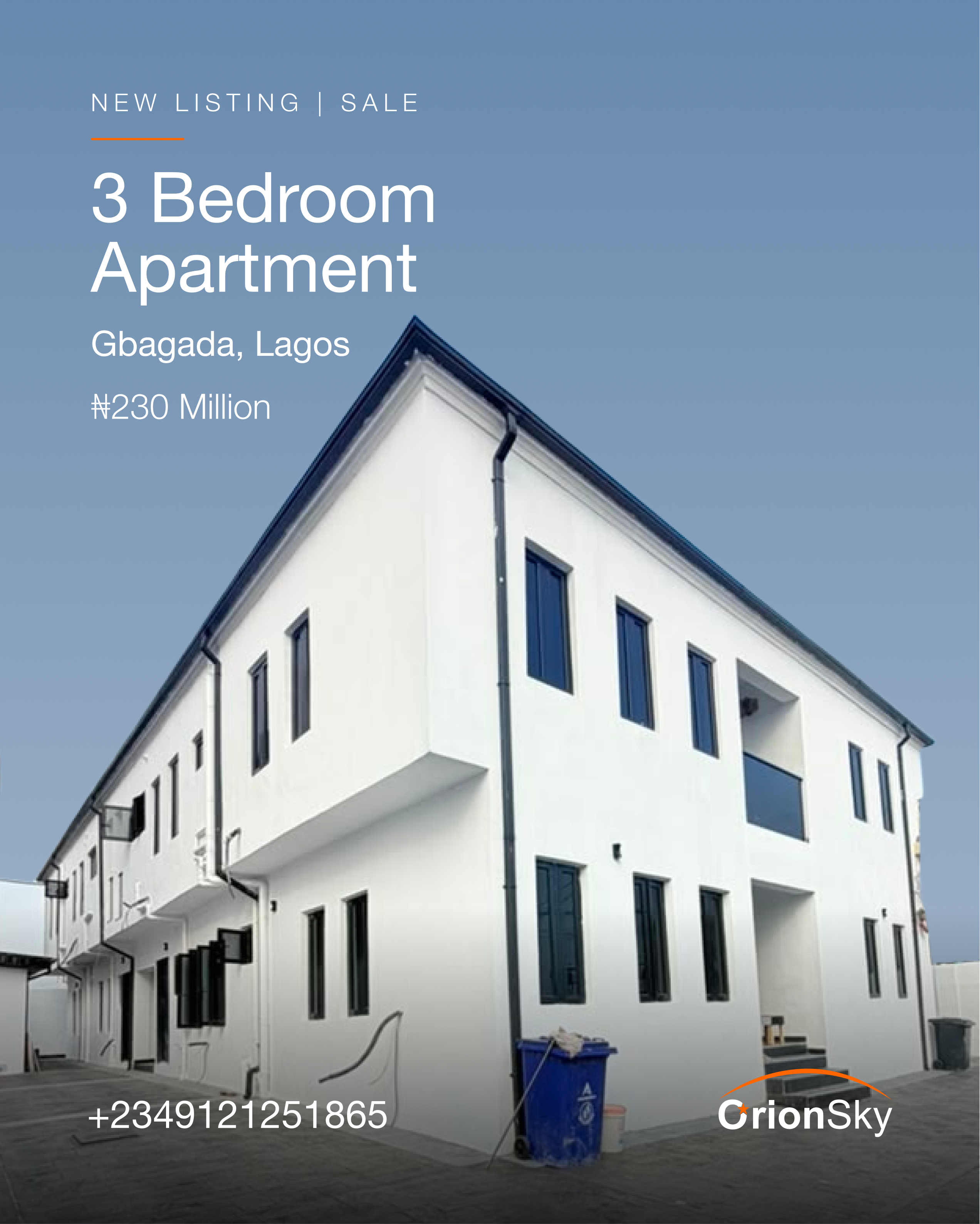 3 Bedroom Apartment in Gbagada