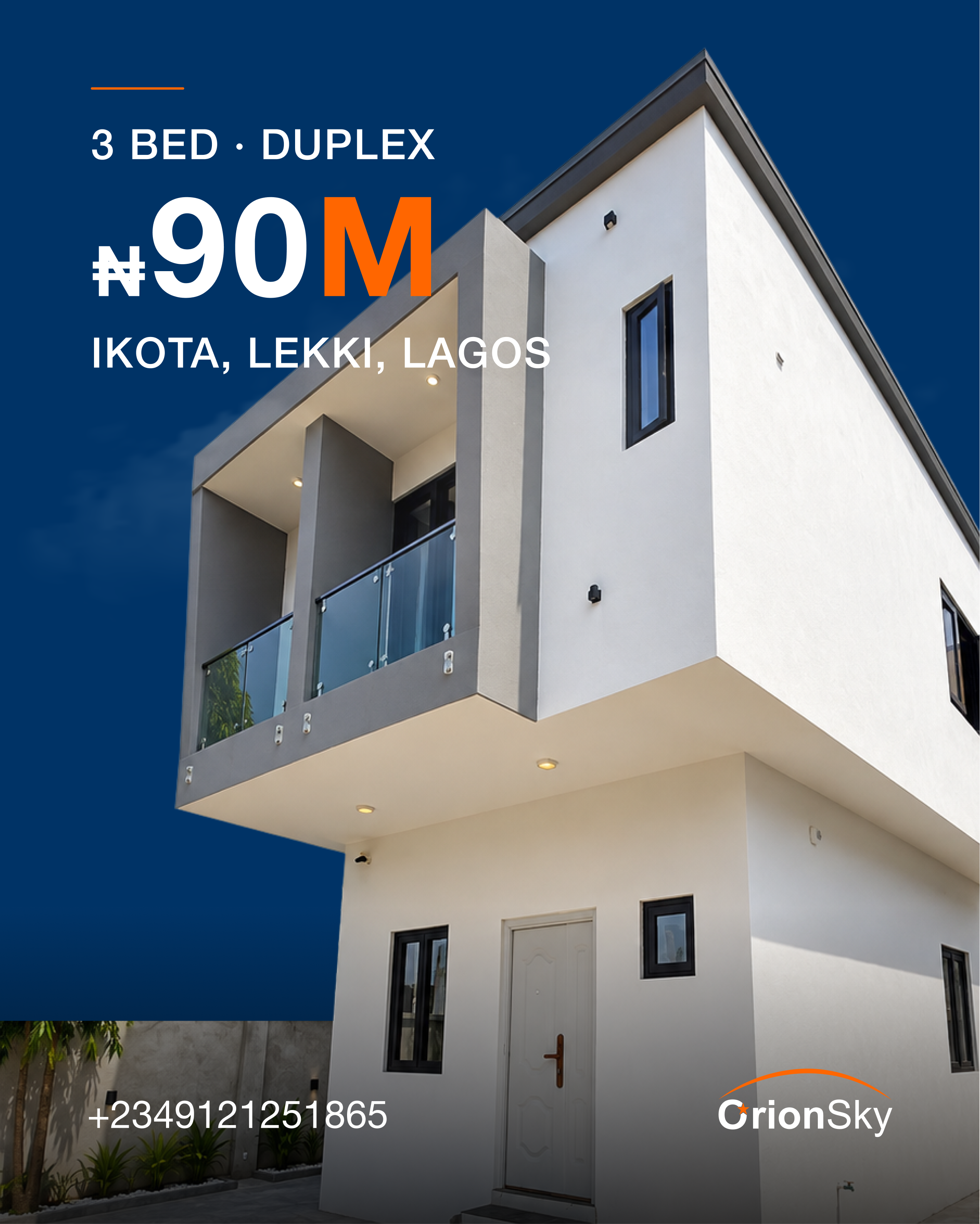 3 Bedroom Duplex in Lekki