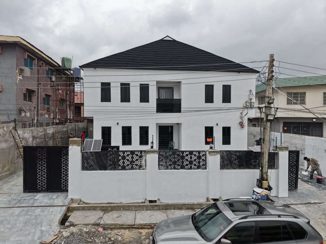Newly built n nicely finished 4 units 3 bedroom flats