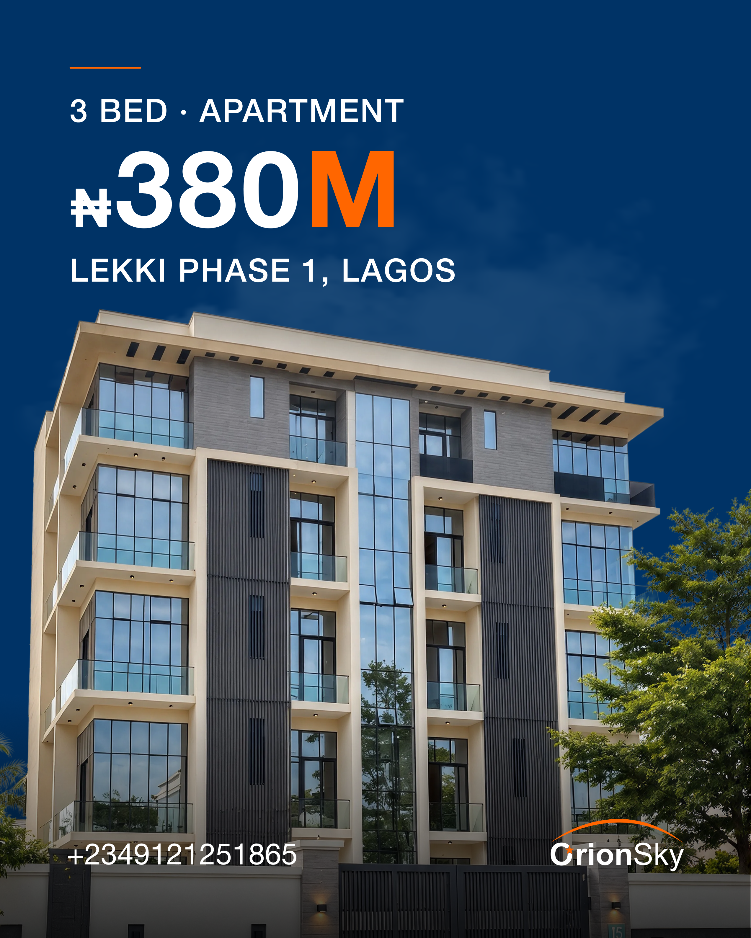 Luxury 3-Bedroom Apartment